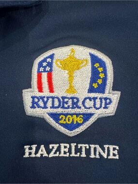 Nike Navy Embroidered Ryder Cup 2016 hazeltine polo